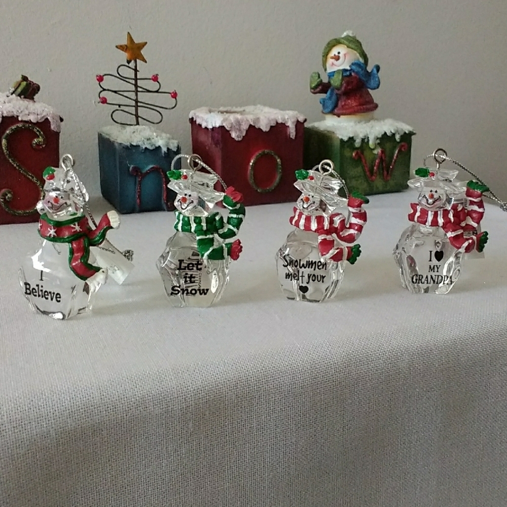 GANZ Snowman Ornaments